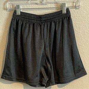 Black Youth Athletic Shorts